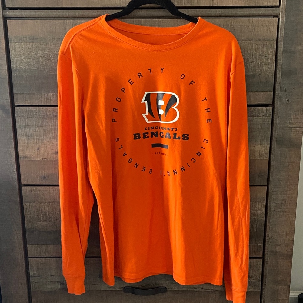 Nike Orange Cincinnati Bengals Long Sleeve Tee